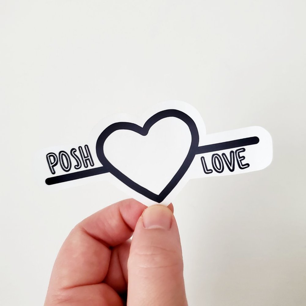 LB033 POSHLOVE Poshmark Stickers [Price Firm] - Picture 6 of 8